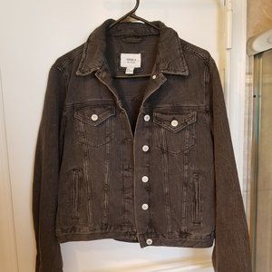 Washed Black Forever 21 Denim Jacket Size S